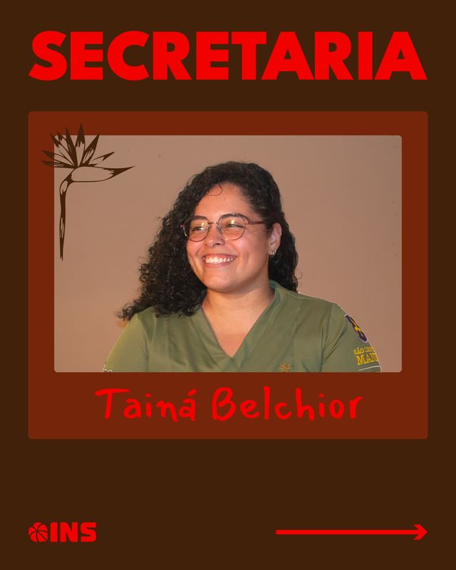 Tainá Belchior, secretaria